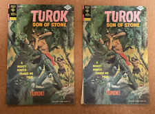 Lot 2 TUROK SON OF STONE #109 GOLD KEY MAY 1977 picture