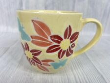 RARE Starbuck’s Coffee 2006 Spring Flowers Ceramic Butterfly Mug Cup picture