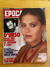 Epoca Magazine January 1981 . Ornella Muti photo cover . Pin up inside . NM picture