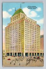 Boston MA-Massachusetts, Hotel Manger, Advertising, Vintage Souvenir Postcard picture