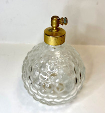 Vintage LEO MANN Clear Glass Bottle & Cap Bubble Design No Atomizer-SALE picture
