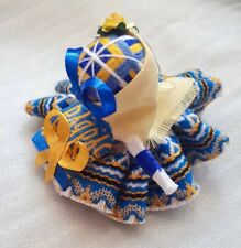 Ukrainian Traditional Doll MOTANKA Ethnic Amulet  Handmade Doll Blu Yellow picture