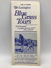 1970 THE LEXINGTON BLUE GRASS TOURS Herrington Transylvania Henry Clay Brochure picture