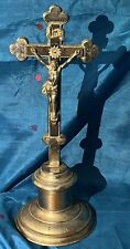 RARE Antique WW1 Trench Altar Crucifix France C. 1914-1918 picture