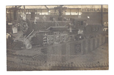 Antique 1913 RPPC Postcard Redlands CA Orange Exhibition AT&SF Train Display picture