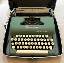 1962 Smith-Corona Sterling SN 5A989859 Manual Typewriter, Sea-Foam Green picture