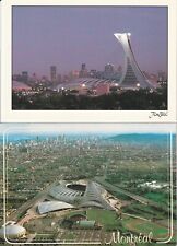 (2) Major League Baseball Montreal Expos Olympic Stadium Postcards Lot #2 picture