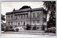 Original Old Vintage Postcard Drake Library Building Centerville Iowa USA picture