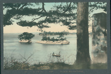 Japan, A View of Matsushima Vintage Albums Print. 1 Cardboard Glued Photo picture