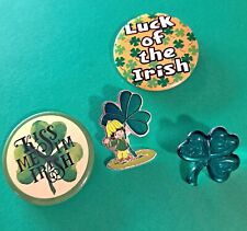 St Patrick Day Pins Lot Of 4 picture