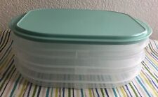 Tupperware Deli Keeper Stackable Containers Meat Ham Cheese w/ Lid Mint New  picture