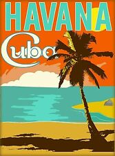 Cuba Cuban Havana Caribbean Island Retro Travel Advertisement Art Poster Print  picture