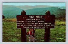 Norton VA-Virginia, High Knob, Jefferson National Forest, Vintage Postcard picture