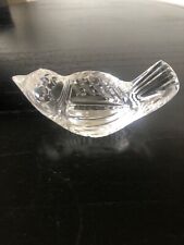 Waterford paperweight - bird picture