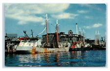 Postcard One of New England's Famous Fishing Fleets at Home Port Y53 picture