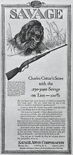 Savage Arms Co Ad 1920 Utica NY.250-3000 Savage Six Shot Repeater Charles Cottar picture