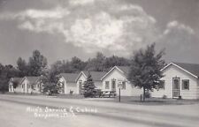 NW Benzonia Beulah MI c.1940s RICES TOURIST CABINS Gas Station & Grocery Store 1 picture