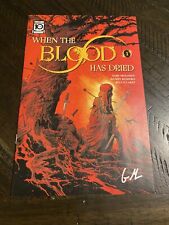 When The Blood Has Dried 1 SIGNED Maloney Variant Mad Cave Gemini Ship picture