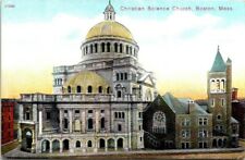 DB Postcard~Boston, Mass~Mary Baker Eddy Christian Science Church picture