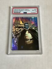 1996 Topps Star Wars Finest Refractor #23 Grand Admiral Thrawn PSA 8 rare High picture