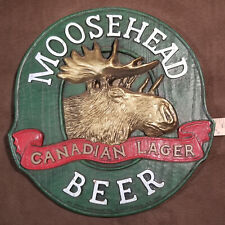 MOOSEHEAD BEER SIGN CANADIAN LAGER PLASTIC 14
