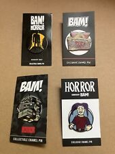 Bam Box 4 Pin Horror Lot (Basket Case, Puppet Master, Wickerman, Cabin) picture