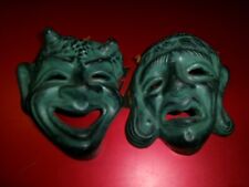 Vintage 4 1/2 Inch Comedy and Tragedy Masks picture