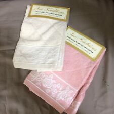 NOS Vintage New Traditions Fingertip Towels 2 Sets of 2 Towels NEW picture