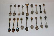 Lot of 18 Collectable Souvenir Spoons picture