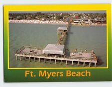 Postcard View of the popular fishing pier Fort Myers Beach Florida USA picture