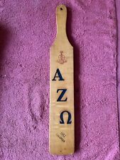 Vintage U-Conn Alpha Zeta Omega Sorority Wooden Hand Paddles 1961 Home Coming picture