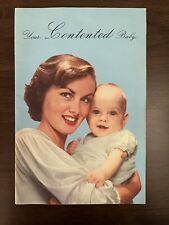 Carnation Evaporated Milk Your Contented Baby 1958 Advertising Brochure Booklet picture