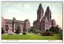 c1905 Buffalo State Hospital Exterior Building Buffalo New York Vintage Postcard picture