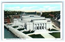 1928 Memorial Auditorium Lowell MA Massachusetts Early Postcard picture