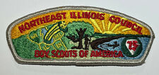 Northeast Illinois 1985 Diamond Jubilee Council Strip CSP Boy Scout  TK5 picture
