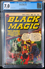 Black Magic #25 CGC 7.0 Prize Publication 1953 Pre-Code Horror Jack Kirby Cover picture