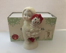 Enesco Snow Babies Raggedy Ann Bisque Porcelain Figurines Shelf Display picture