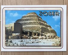 Vintage 1950’s SakkaraPyramids Of Zoser Egypt Postcard Printed In Egypt Pharaoh picture