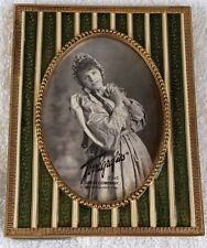Vintage Terragraphics Cast Metal Enamel Neo Classic Frame NOS Green Gold  picture