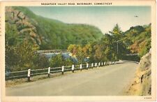 Picturesque View of Naugatuck Valley Road, Waterbury, Connecticut Postcard picture