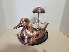 VINTAGE MALLARD DUCK GUMBALL MACHINE CAROUSEL INDUSTRIES BRONZE COLORING + ISSUE picture