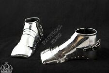 Medieval-Sabatons-Armor-Fighting-Functional-Blunt- Steel Shoes Knight Gift Item picture