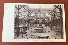 Vintage postcard Rustic Garden Royal palace hotel - Atlantic City, New Jersey NJ picture