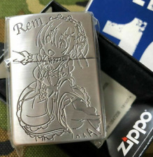 Zippo Re Zero Starting Life In Another World Rem Silver Etching Lighter Japan picture