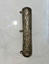Jewish Beautiful Amulet Holder Antique Middle Eastern Judaica Silver (Not Tested picture
