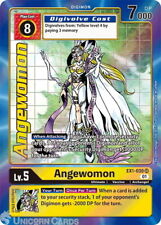 EX1-030 Angewomon Super Rare Alternative Art Mint Digimon Card picture