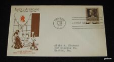 JANE ADDAMS SCIENTIST 1940 FIRST DAY COVER CHICAGO ILLINOIS LABORATORY ART picture