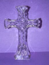 Waterford Clear Lead Crystal Standing Cross ~7 1/4