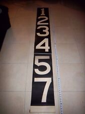 NY NYC SUBWAY ROLL SIGN 1930'S D TYPE BMT BROADWAY BROOKLYN COLLEGE FLATBUSH AVE picture