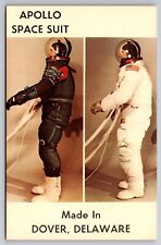 Apollo Space Suit Made in Dover Delaware DE Chrome c1960s Postcard picture